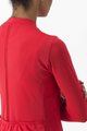CASTELLI dres dugih rukava ljetni - ANIMA 4 LADY - crvena