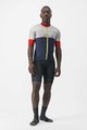 CASTELLI dres kratkih rukava - SEZIONE - bjelokosna/plava/crvena