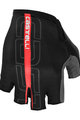 CASTELLI rukavice s kratkim prstima - TEMPO - crvena/crna
