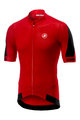 CASTELLI dres kratkih rukava - VOLATA 2.0 - crna/crvena