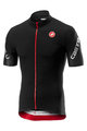 CASTELLI dres kratkih rukava - ENTRATA 3.0 - crna/crvena