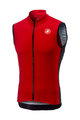CASTELLI dres bez rukava - ENTRATA 3.0 - crvena/crna