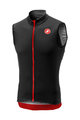 CASTELLI dres bez rukava - ENTRATA 3.0 - crna/crvena
