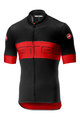 CASTELLI dres kratkih rukava - PROLOGO VI - crvena/crna