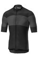 CASTELLI dres kratkih rukava - RUOTA - crna/siva