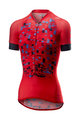 CASTELLI dres kratkih rukava - CLIMBER'S LADY - crvena