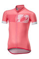 CASTELLI dres kratkih rukava - FUTURE RACER KIDS - ružičasta