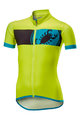CASTELLI dres kratkih rukava - FUTURE RACER KIDS - žuta