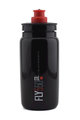 boca za vodu - FLY 550 ml  - crna/crvena