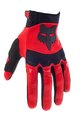 FOX rukavice s dugim prstima - DIRTPAW - crna/crvena