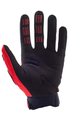 FOX rukavice s dugim prstima - DIRTPAW - crna/crvena