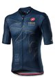 CASTELLI dres kratkih rukava - GIRO STELVIO 2020 - plava