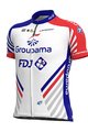 ALÉ dres kratkih rukava - GROUPAMA FDJ 2020 - plava/crvena/bijela