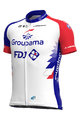 ALÉ dres kratkih rukava - GROUPAMA FDJ 2021 - crvena/plava/bijela