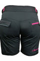 HAVEN kratke hlače bez tregera - AMAZON LADY - crna/ružičasta