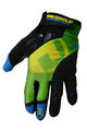 HAVEN rukavice s dugim prstima - SINGLETRAIL LONG - crna/zelena