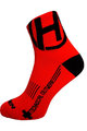 HAVEN čarape klasične - LITE SILVER NEO - crna/crvena