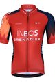 BONAVELO dres kratkih rukava - INEOS 2025 KIDS - crvena/plava