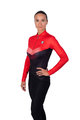 HOLOKOLO dres dugih rukava zimski - ARROW LADY WINTER - crvena/crna