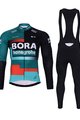 BONAVELO zimski dres i hlače - BORA 2023 WINTER - crvena/crna/zelena/bijela