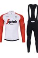 BONAVELO zimski dres i hlače - TREK 2024 WINTER - crvena/bijela/crna