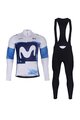 BONAVELO dugi dres i hlače - MOVISTAR 2025 WINTER - plava/crna/bijela