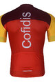 BONAVELO kratki dres i kratke hlače - COFIDIS 2025 - crna/narančasta/crvena