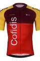 BONAVELO kratki dres i kratke hlače - COFIDIS 2025 - crna/narančasta/crvena