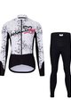 HOLOKOLO zimska jakna i hlače - GRAFFITI LADY - bijela/crna