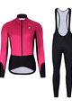 HOLOKOLO zimska jakna i hlače - CLASSIC LADY - crna/ružičasta