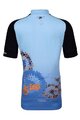 HOLOKOLO kratki dres i kratke hlače - RIDERS KIDS - crna/plava/višebojna