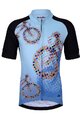 HOLOKOLO kratki dres i kratke hlače - RIDERS KIDS - crna/plava/višebojna