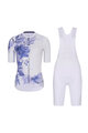 RIVANELLE BY HOLOKOLO kratki dres i kratke hlače - FLOWERY - bijela/plava