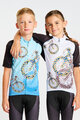 HOLOKOLO dres kratkih rukava - BIKERS KIDS - plava/crna