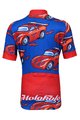 HOLOKOLO kratki dres i kratke hlače - CARS KIDS - crna/crvena/plava