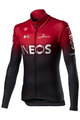 CASTELLI dres dugih rukava zimski - INEOS 2020 WINTER - crna/svjetloplava/bijela