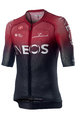 CASTELLI dres kratkih rukava - TEAM INEOS 2019 - crna/crvena