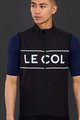 LE COL prsluk - SPORT LOGO GILET - bijela/crna