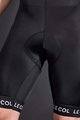 LE COL kratke hlače s tregerima - SPORT - bijela/crna