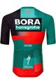 LE COL dres kratkih rukava - BORA HANSGROHE 2023 SPORT REPLICA - crvena/crna/zelena