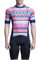MONTON dres kratkih rukava - BOHEMIAN RIDER  - plava/ružičasta