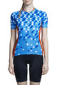 MONTON dres kratkih rukava - CHECKS RIDER LADY - plava