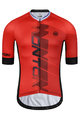 MONTON dres kratkih rukava - FORMULA - crvena/crna