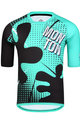 MONTON dres kratkih rukava - SPLAT MTB - crna/tirkizna