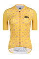 MONTON dres kratkih rukava - PURPLEFLORAL YELLOW - žuta