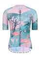 MONTON dres kratkih rukava - FLAMINGO LADY - ružičasta/bijela