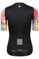 MONTON dres kratkih rukava - SKULL RAINBOW LADY - višebojna/crna