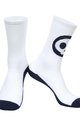 MONTON čarape klasične - SKULL LADY - bijela/plava