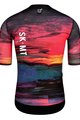 MONTON dres kratkih rukava - SKULL SUNSET - crna/crvena