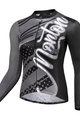 MONTON dres dugih rukava ljetni - FERNYARN LADY SUMMER - crna/siva